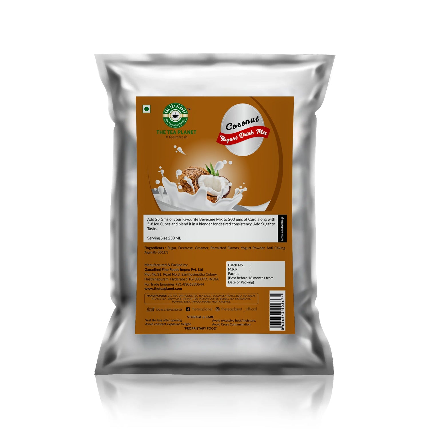 Coconut Flavored Lassi Mix - 1kg