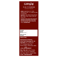 Girnar Instant Premix 3 In 1 Coffee (1kg Vending Pack)