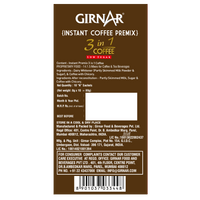 Girnar Instant Coffee 3 In 1 (10 Sachets - Low Sugar)