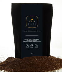 Ground Coffee - Custom Roast Arabica 'AAA' + Cherry 'AAA' - Pack of 250g