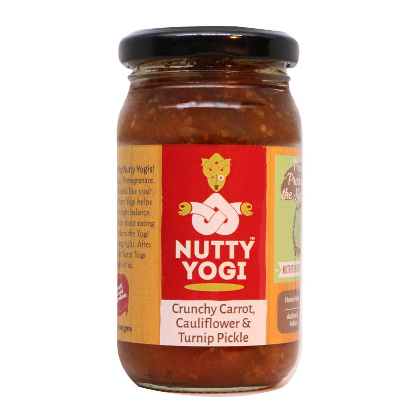 Nutty Yogi Crunchy Carrot, Cauliflower and Turnip Pickle 200g