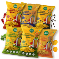 All 6 Flavours -600gm(Original Style, Peri Peri, Sour Cream Onion Parsley, Salt & Black Pepper, Desi Masala, Hot & Sweet Chilli -100gm Pack each)