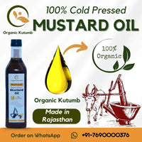 Wood Pressed Mustard Oil 100% Pure & Organic Cold Pressed