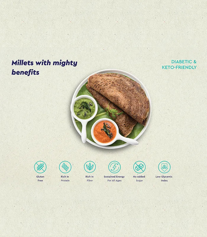 Browntop Millet: Instant Dosa Mix