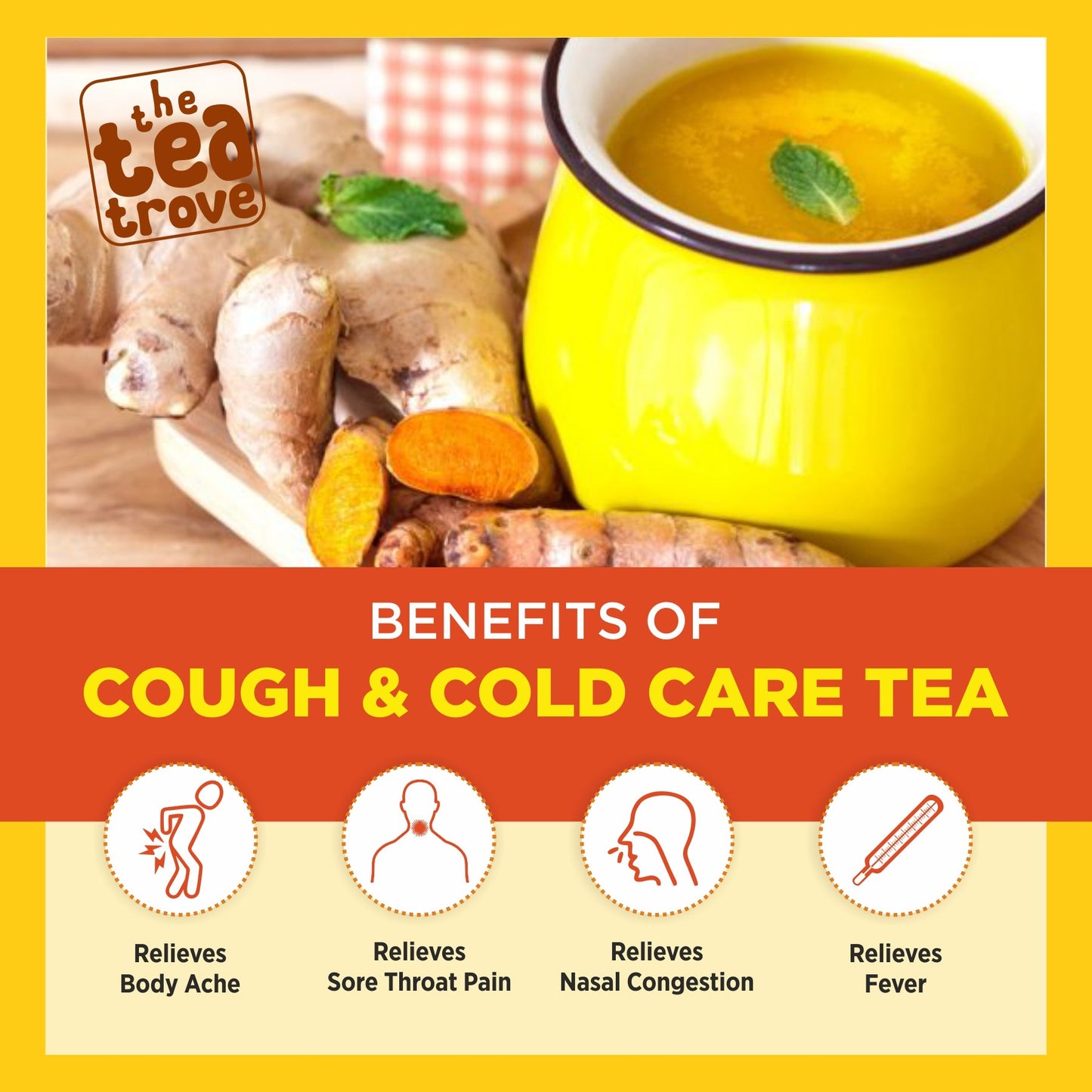 Organic Cough and Cold Care Tea (50 g, 25 Cups)