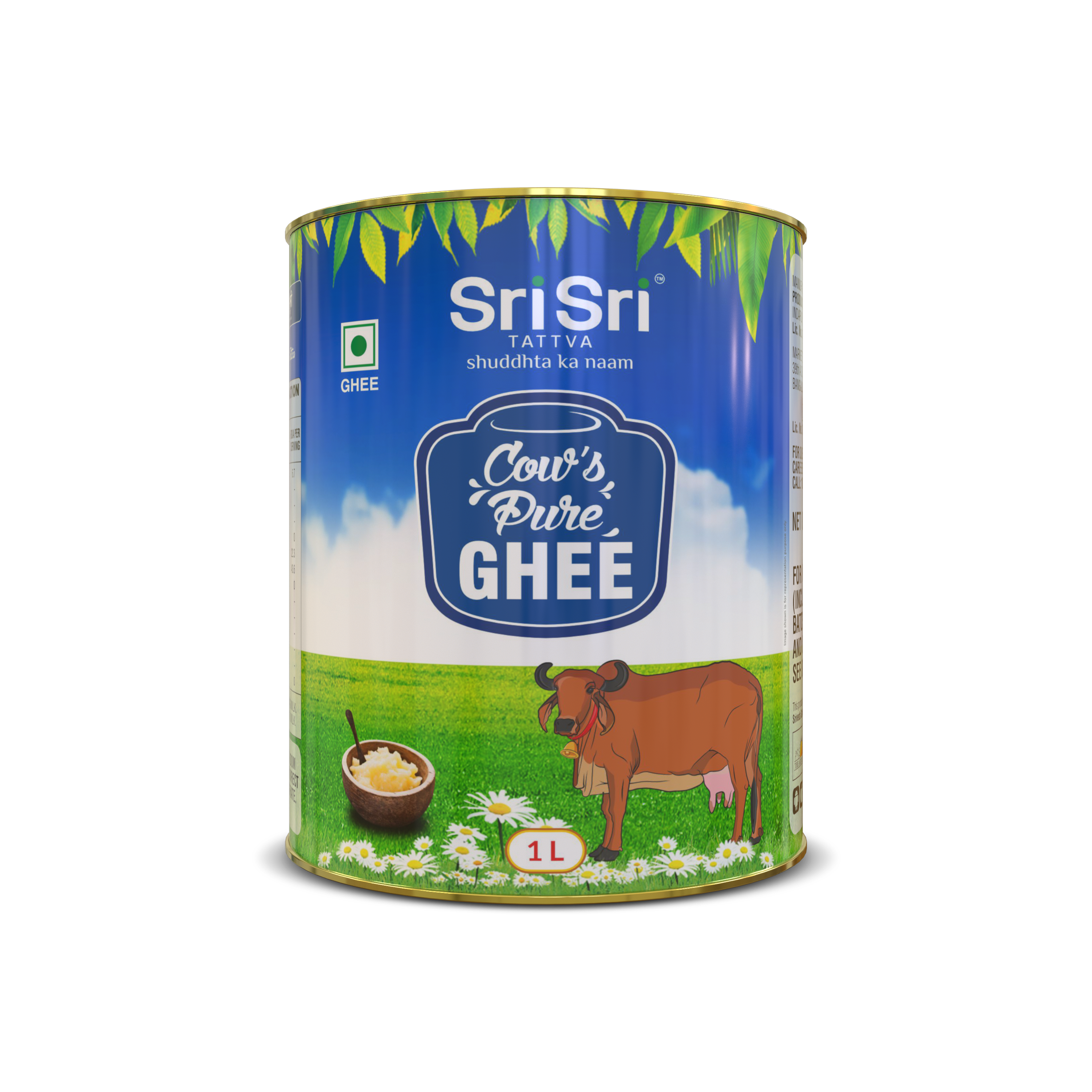 Cow's Pure Ghee, 1 L Tin