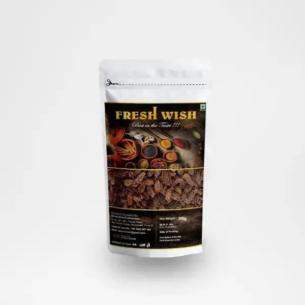 Frash Wish Whole Black Cardamom - 200 gms