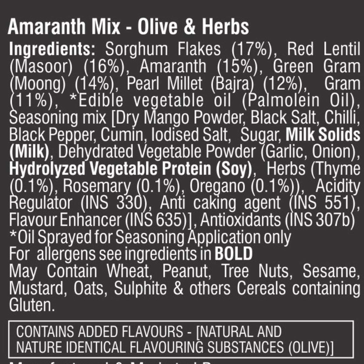 Amaranth Mix Olive & Herbs Mixture Pack of 2