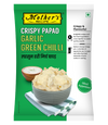 Mother’s Recipe Garlic Green Chilli Crispy Papad - 100 gms