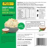 Garlic Green Chilli Crispy Papad 100 gm