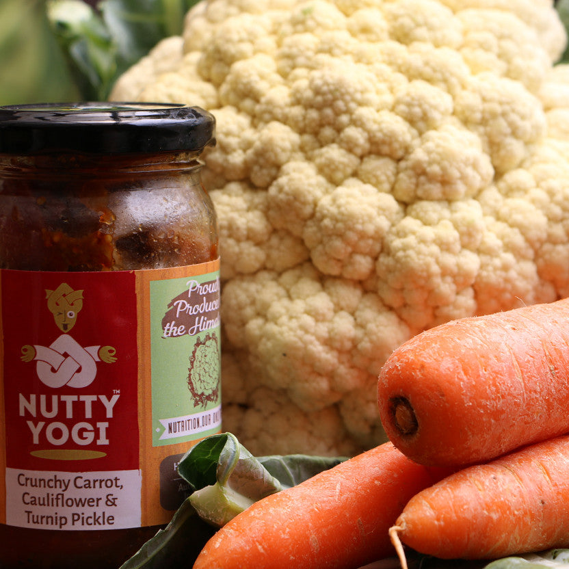 Nutty Yogi Crunchy Carrot, Cauliflower and Turnip Pickle 200g