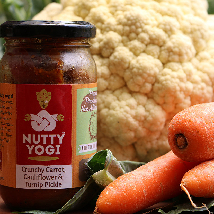 Nutty Yogi Crunchy Carrot, Cauliflower and Turnip Pickle 200g