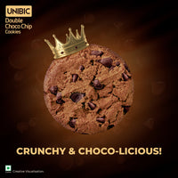 UNIBIC Double Choco Chip cookies, 75g