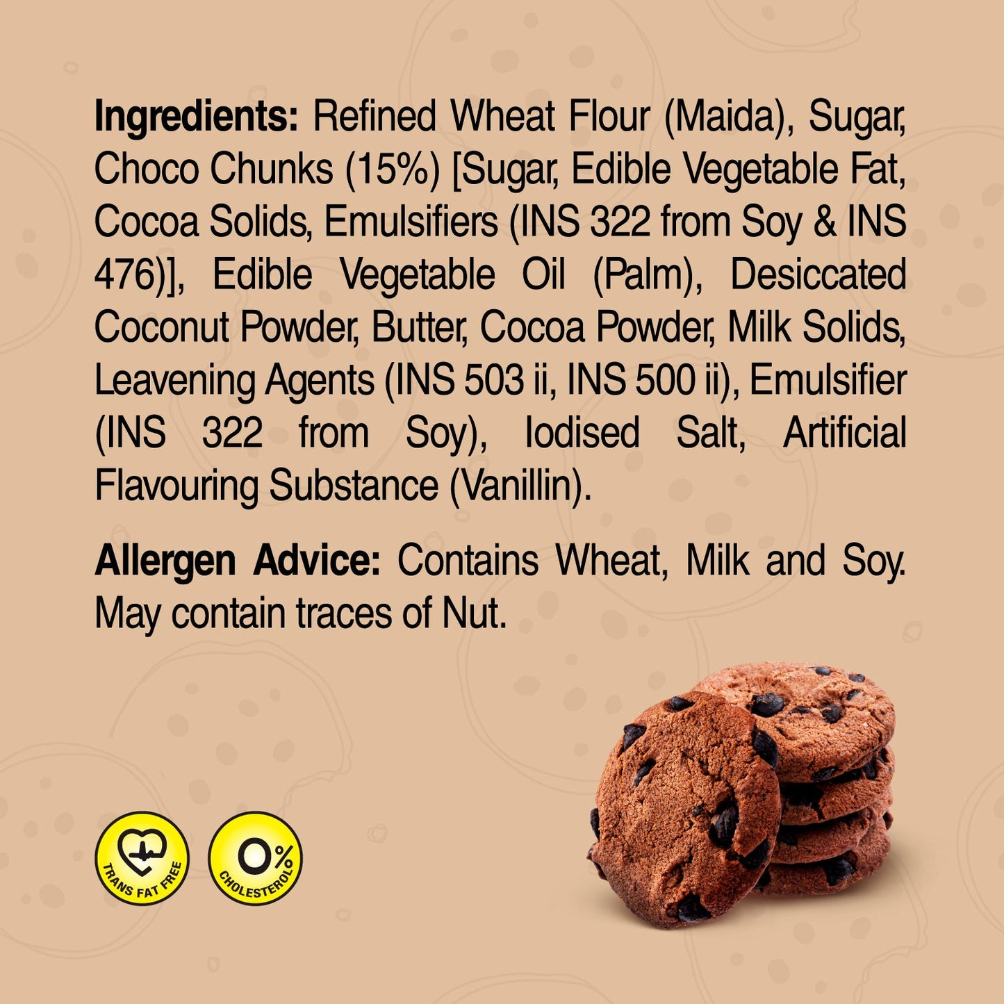 UNIBIC Double Choco Chip cookies, 75g