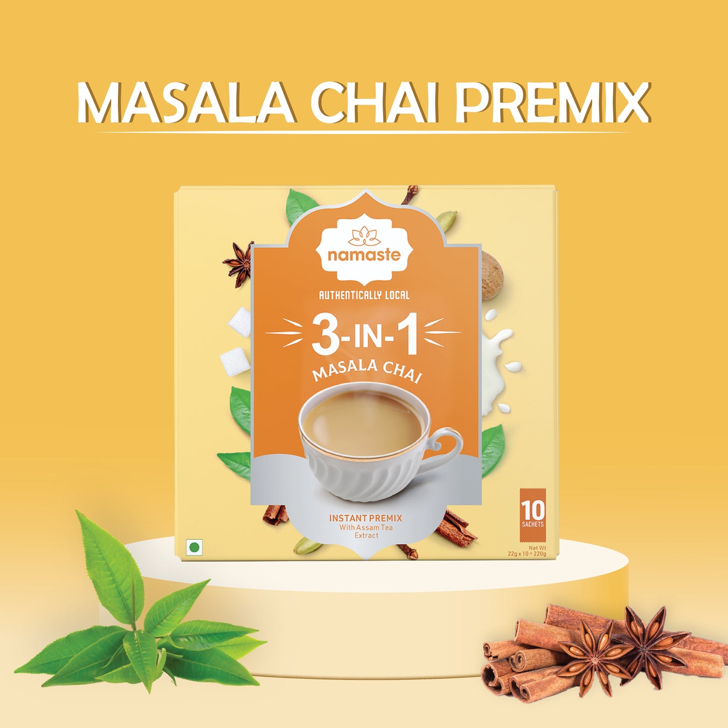 Namaste Chai Masala Chai (22g X 10 Sachets) - 220 gms