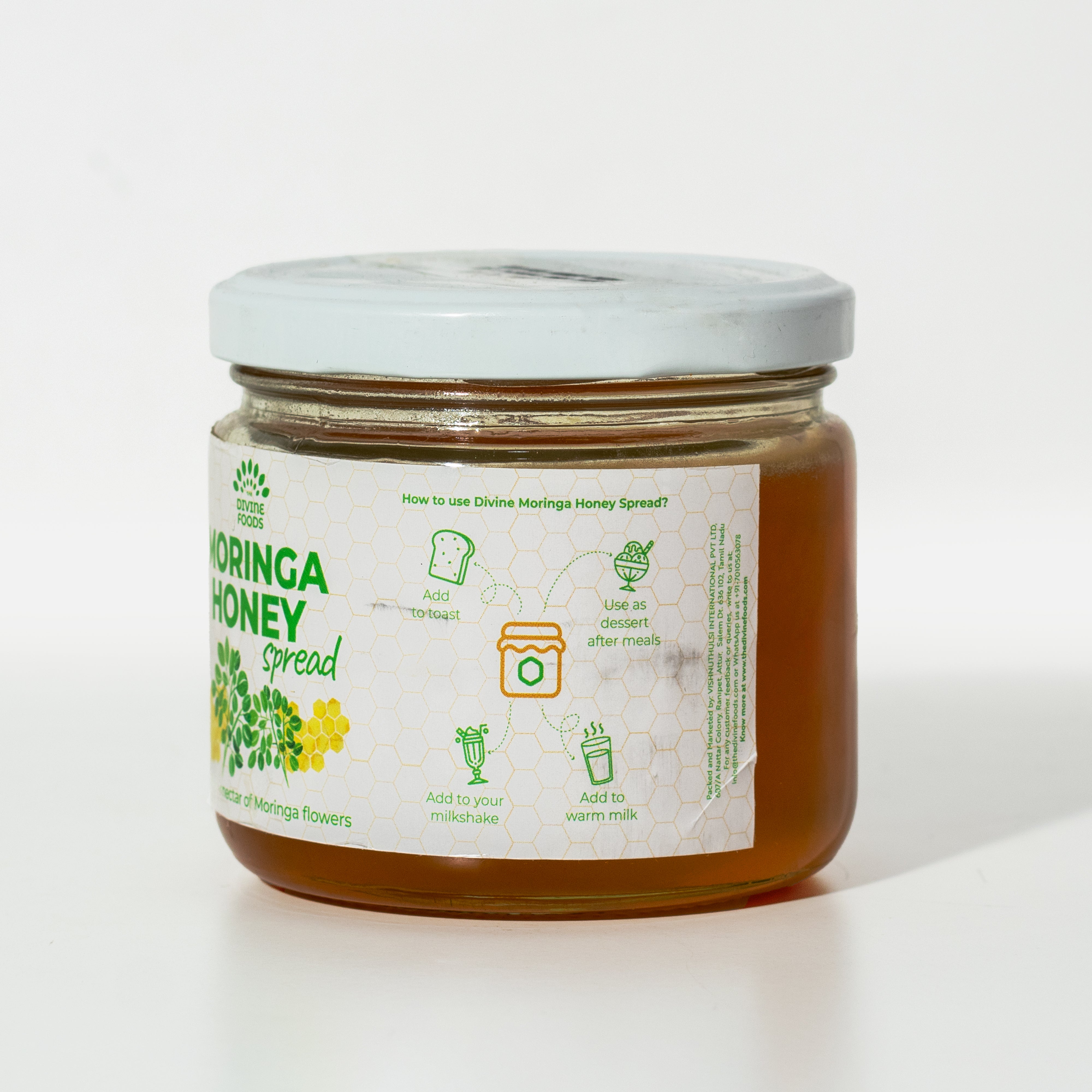 Organic Moringa Honey Spread For Detoxify the Gut