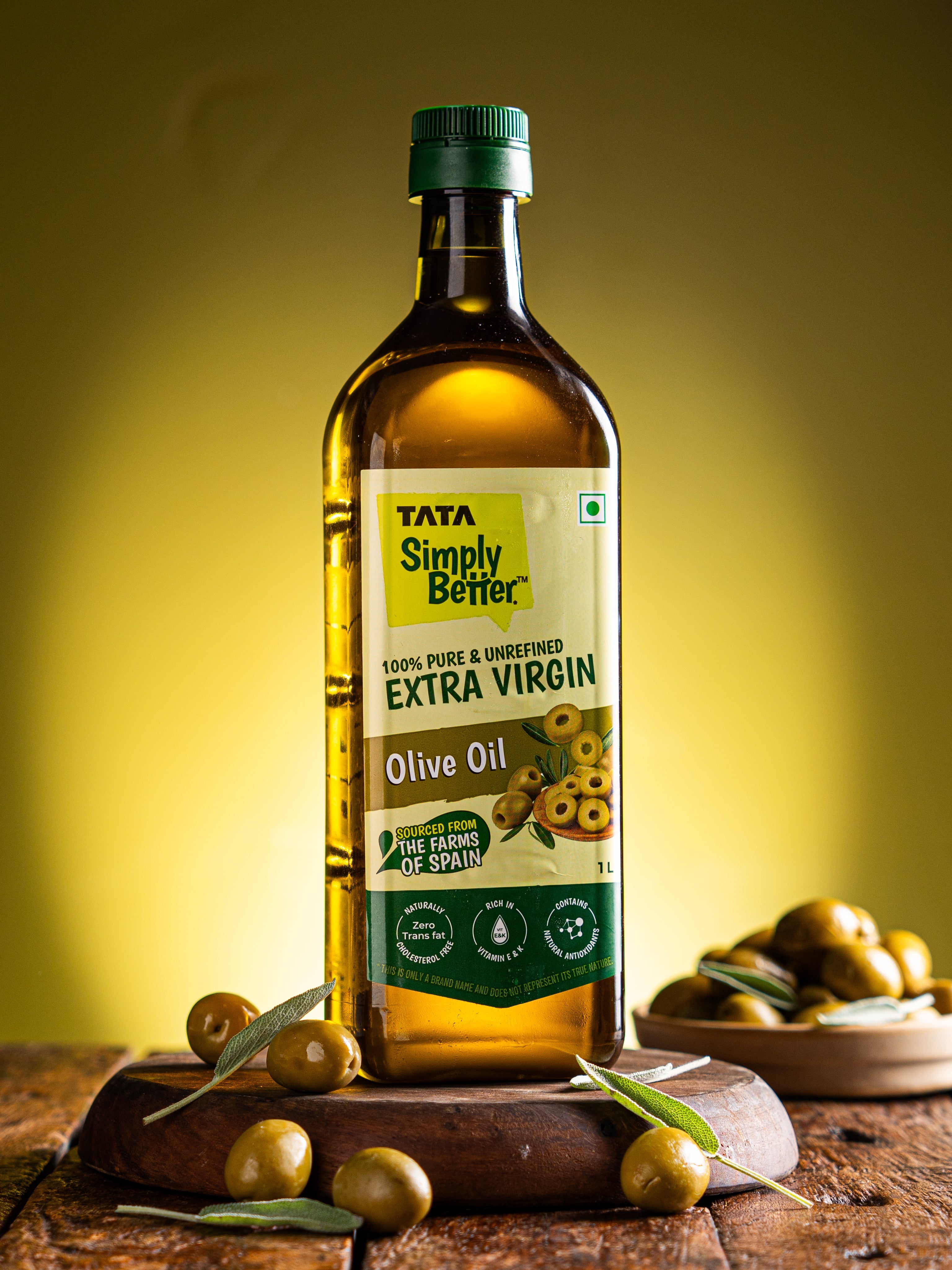 Tata Simply Better Extra Virgin Olive Oil 1L