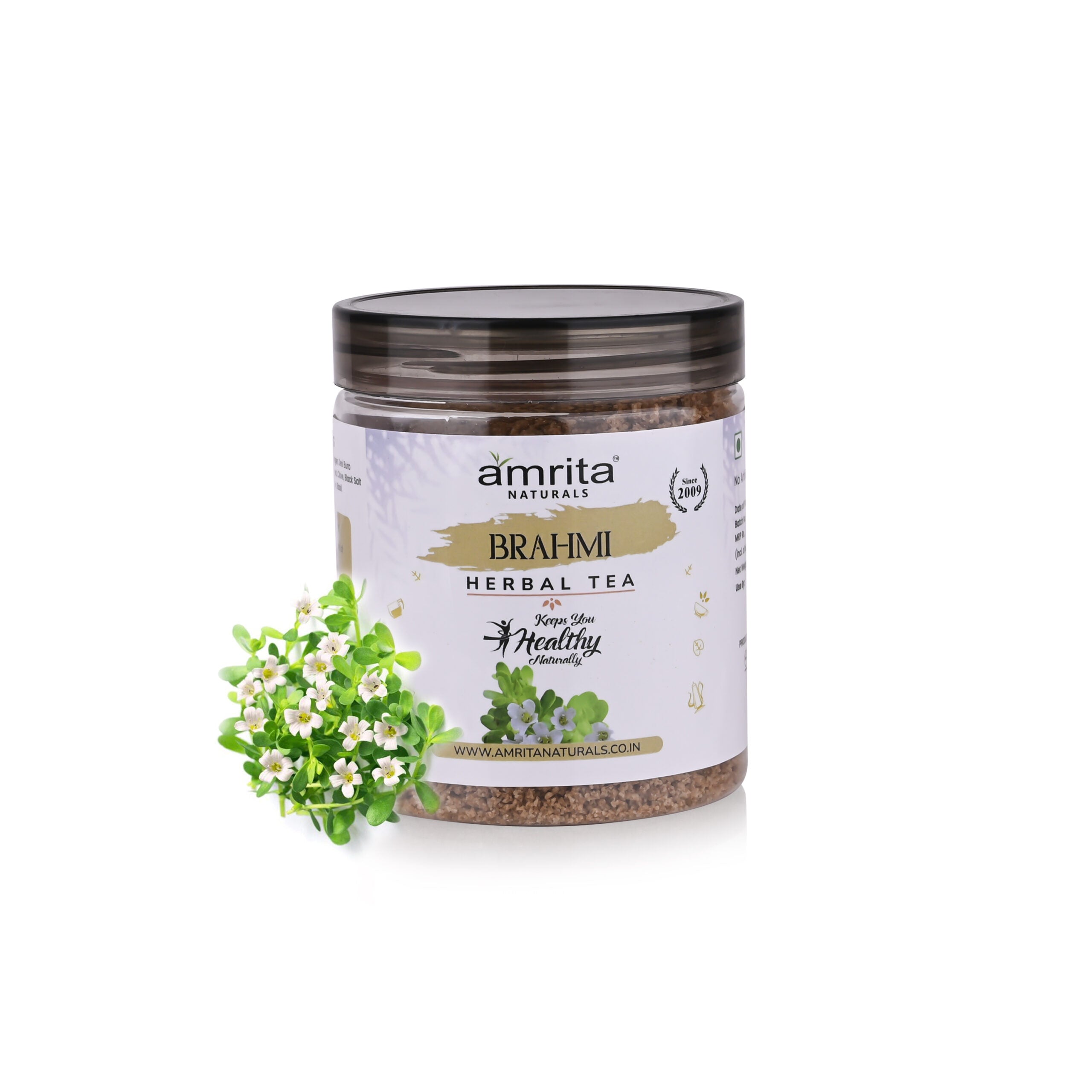 Amrita Naturals Brahmi Herbal Tea - 250 gms - Veeha Foods