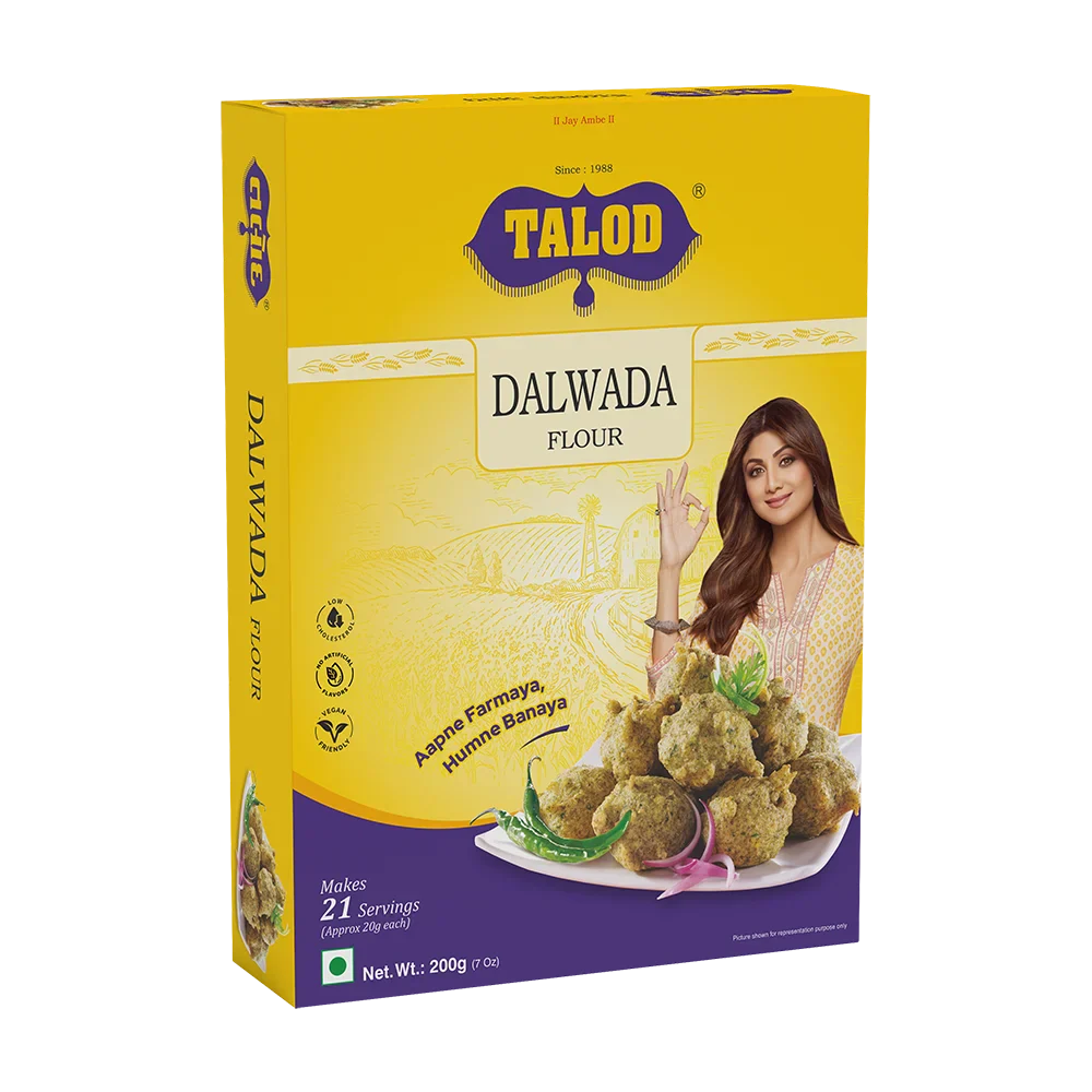 Dalwada Instant Mix Flour – Healthy & Tasty, Makes 21 Servings, 200g