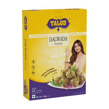 Dalwada Instant Mix Flour – Healthy & Tasty, Makes 21 Servings, 200g