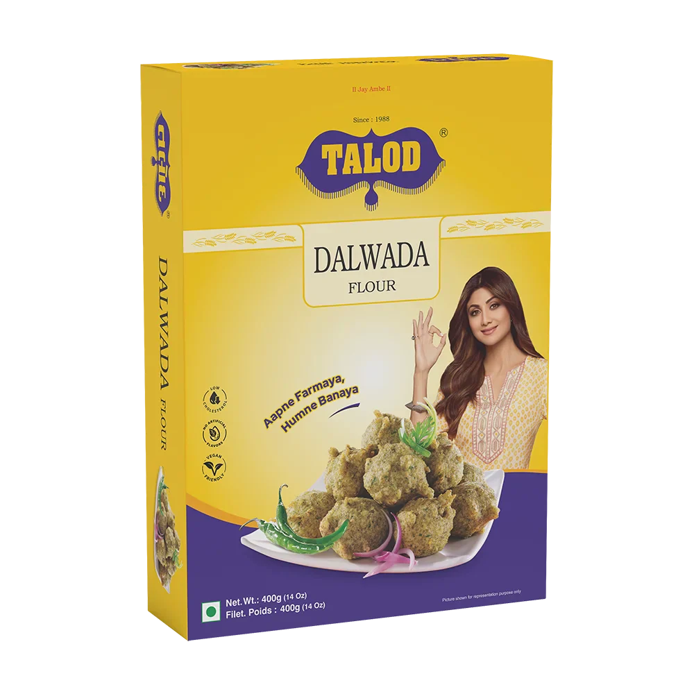 Dalwada Instant Mix Flour – Healthy & Tasty, Makes 400g