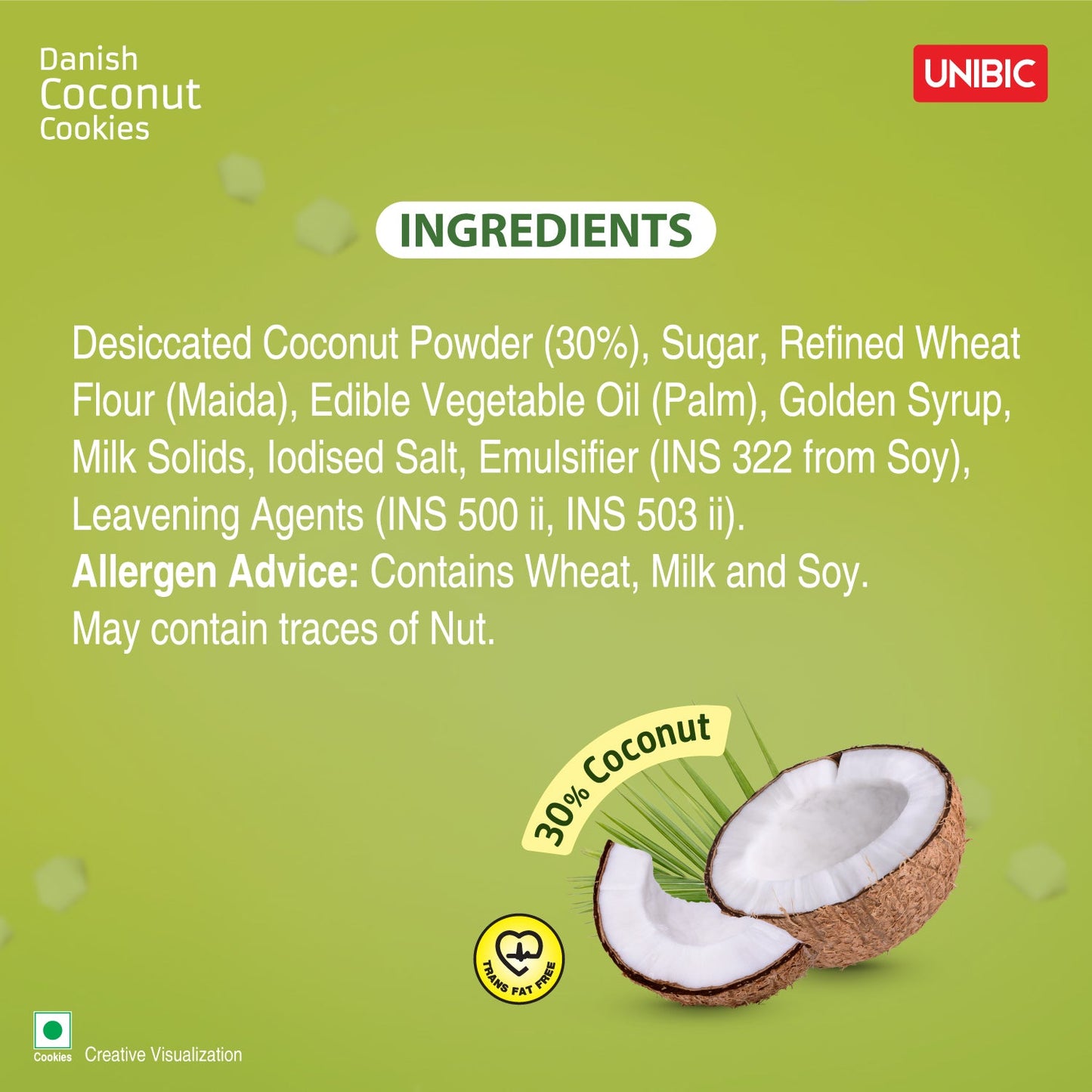 UNIBIC Danish Coconut Cookies, 300 g