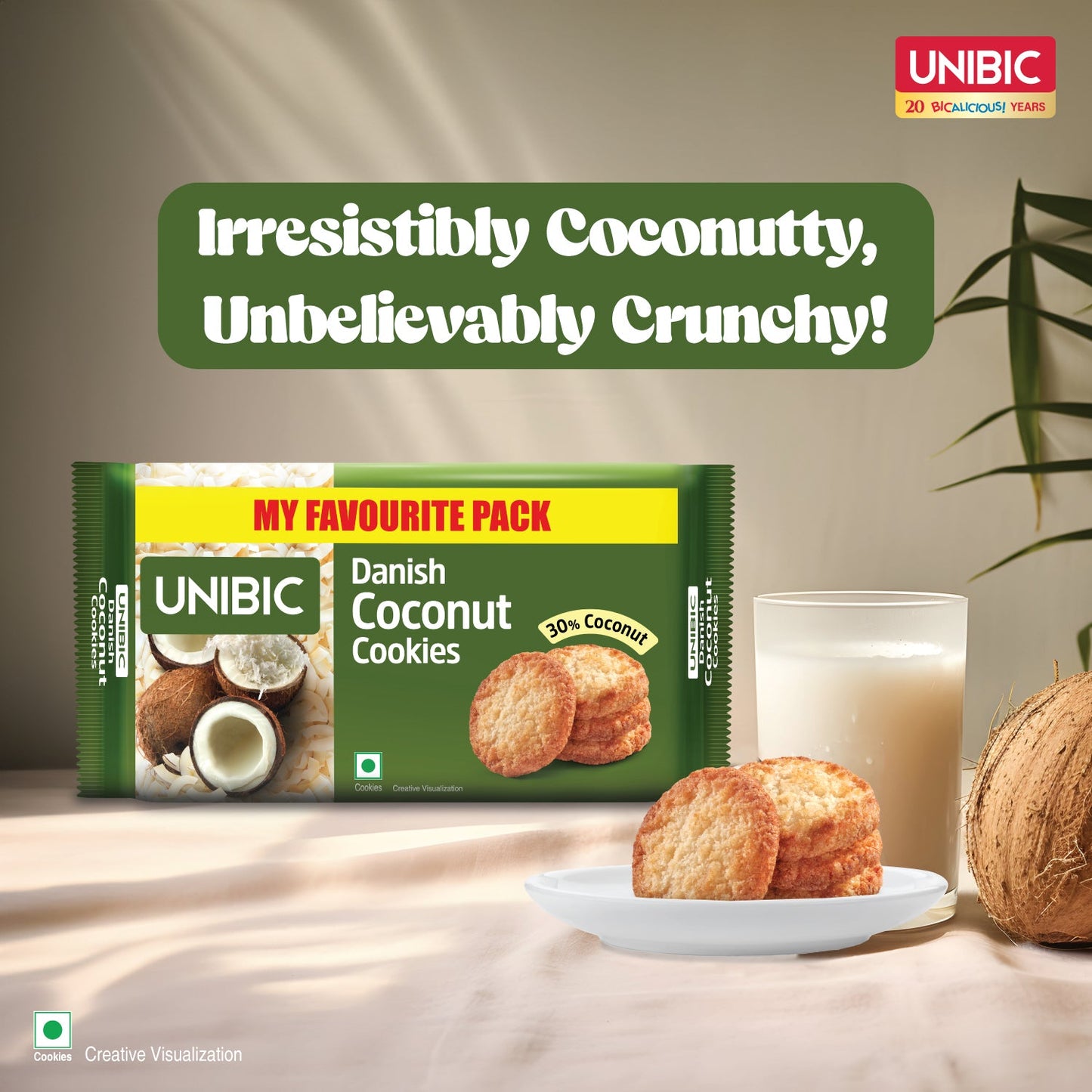 UNIBIC Danish Coconut Cookies, 300 g