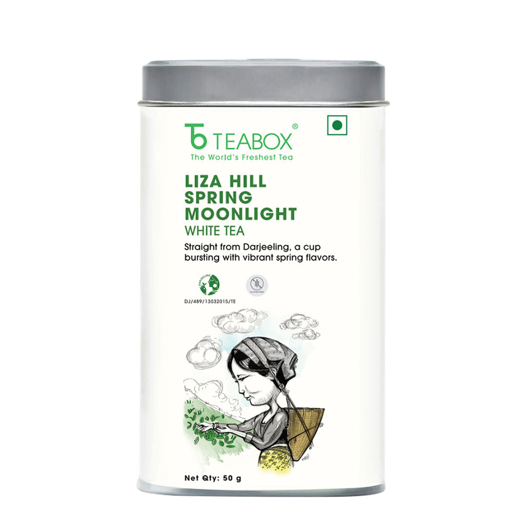 Darjeeling Liza Hill Spring Moonlight White