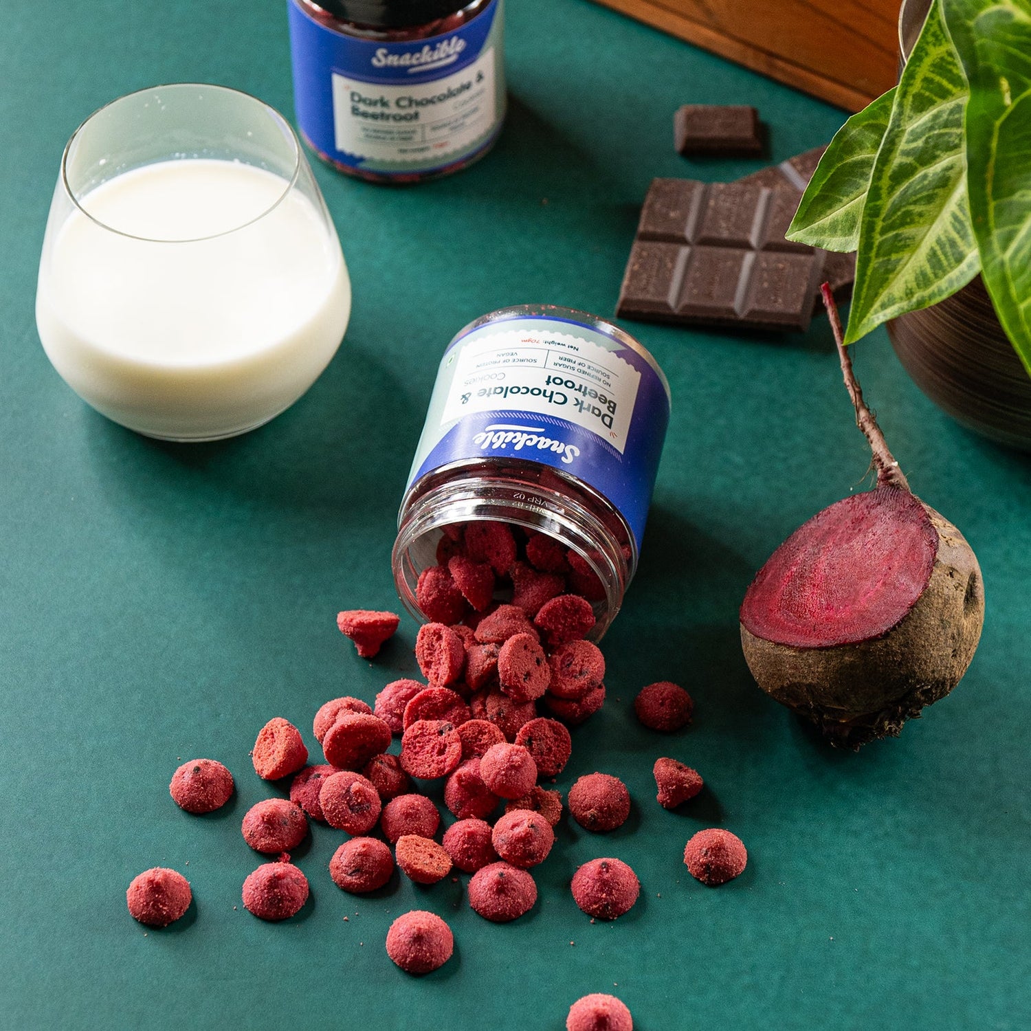 Dark Chocolate & Beetroot Cookies