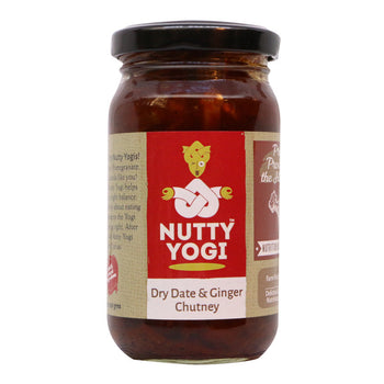 Nutty Yogi Dry Dates and Ginger Chutney 250gm