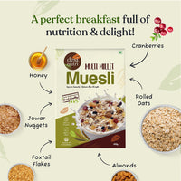 Multi Millet Muesli - Improves Immunity, Bone Strength, Weight Management - 450g