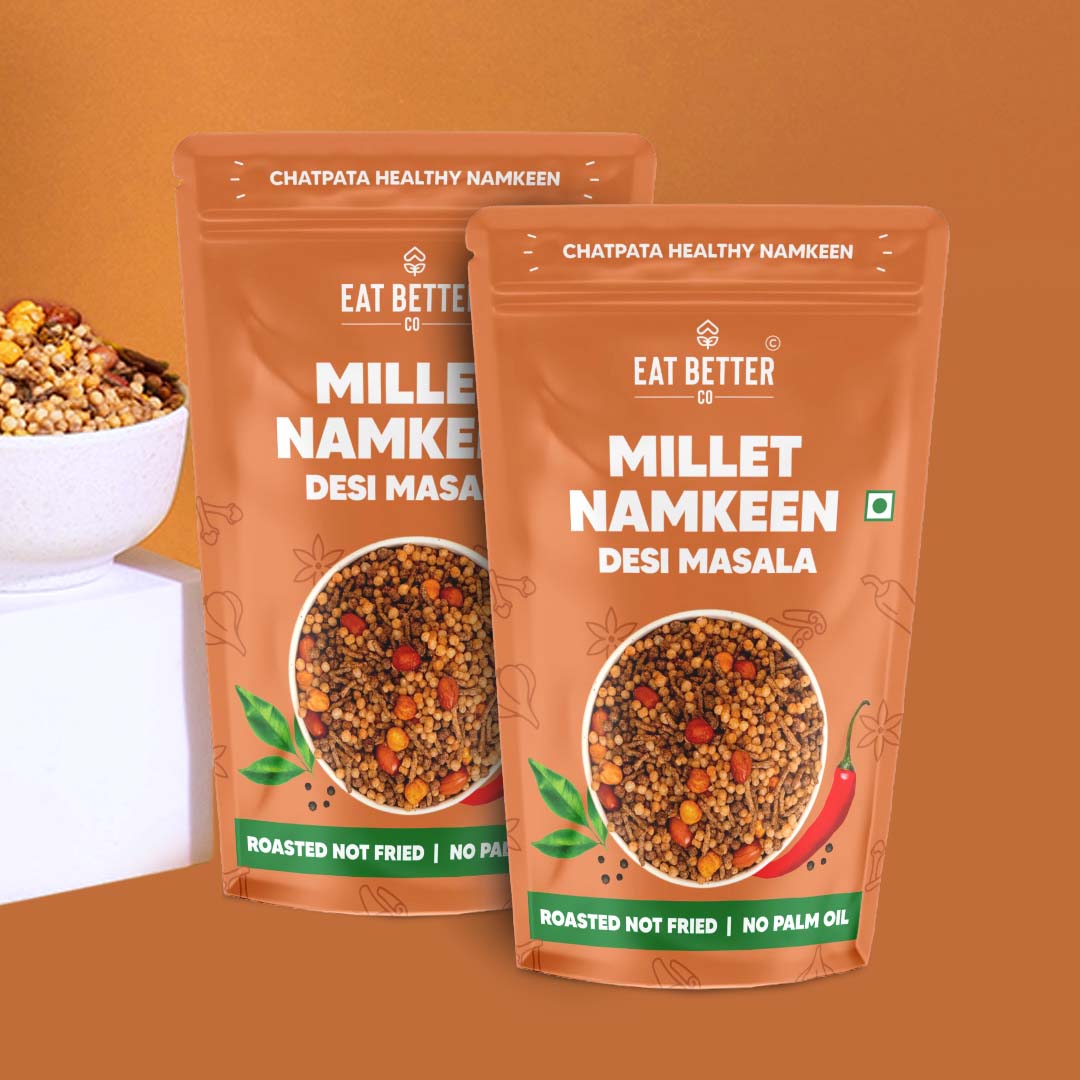 Millet Namkeen - Desi Masala - Pack of 2 - 200 grams