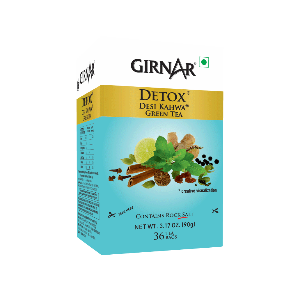 Girnar Green Tea Bags - Detox / Desi Kahwa