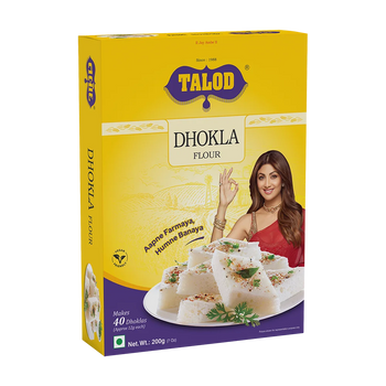 Dhokla Instant Mix Flour - Healthy & Tasty, Makes 36 Servings, 200g