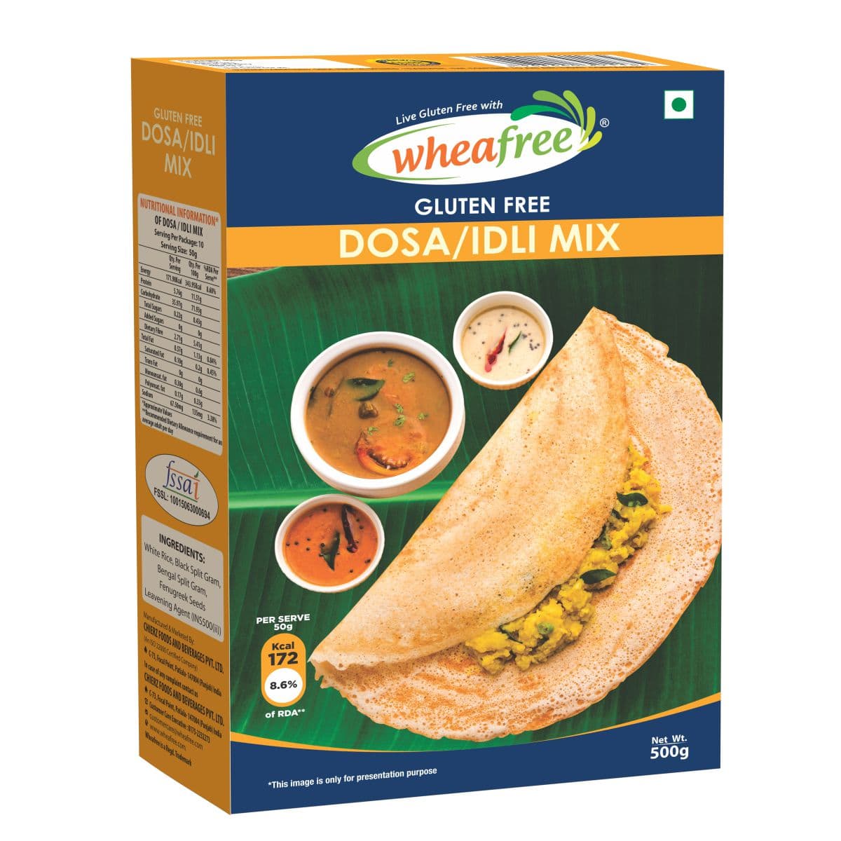 Gluten Free Dosa/Idli Mix (500g)