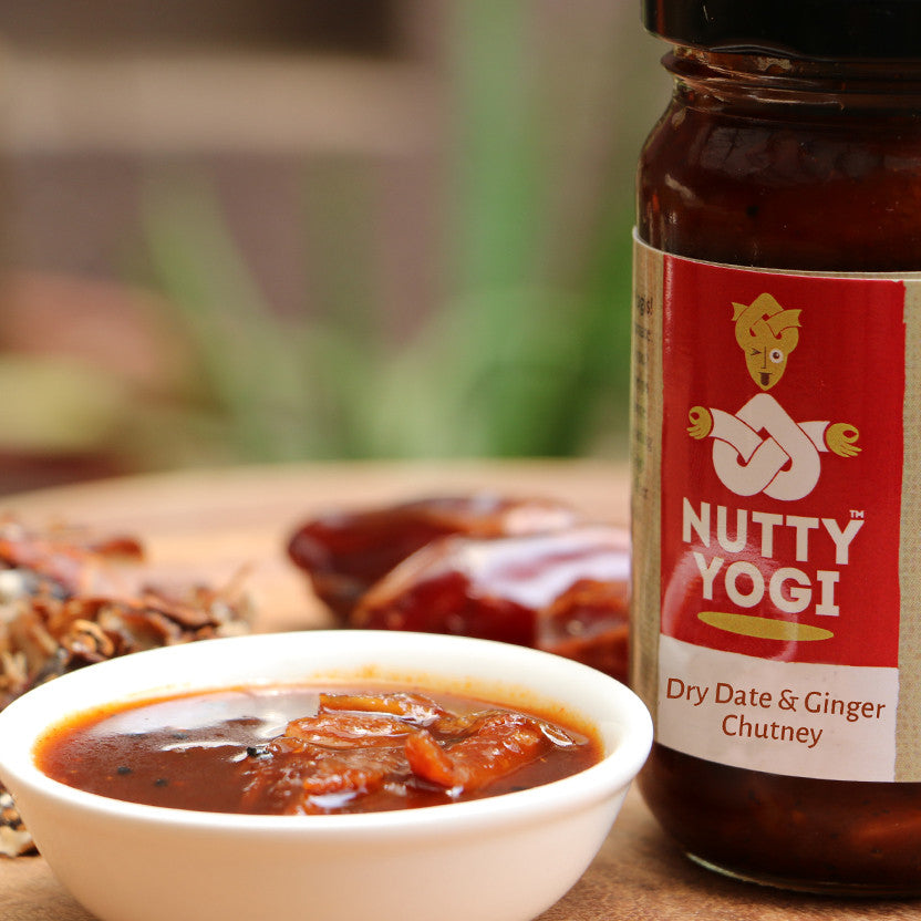 Nutty Yogi Dry Dates and Ginger Chutney 250gm