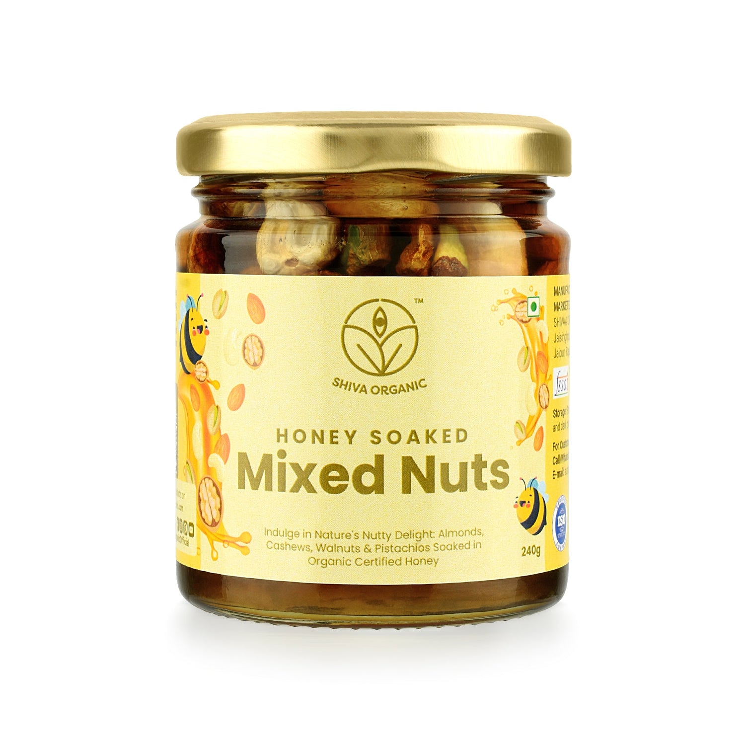 Honey Soaked Mixed Nuts