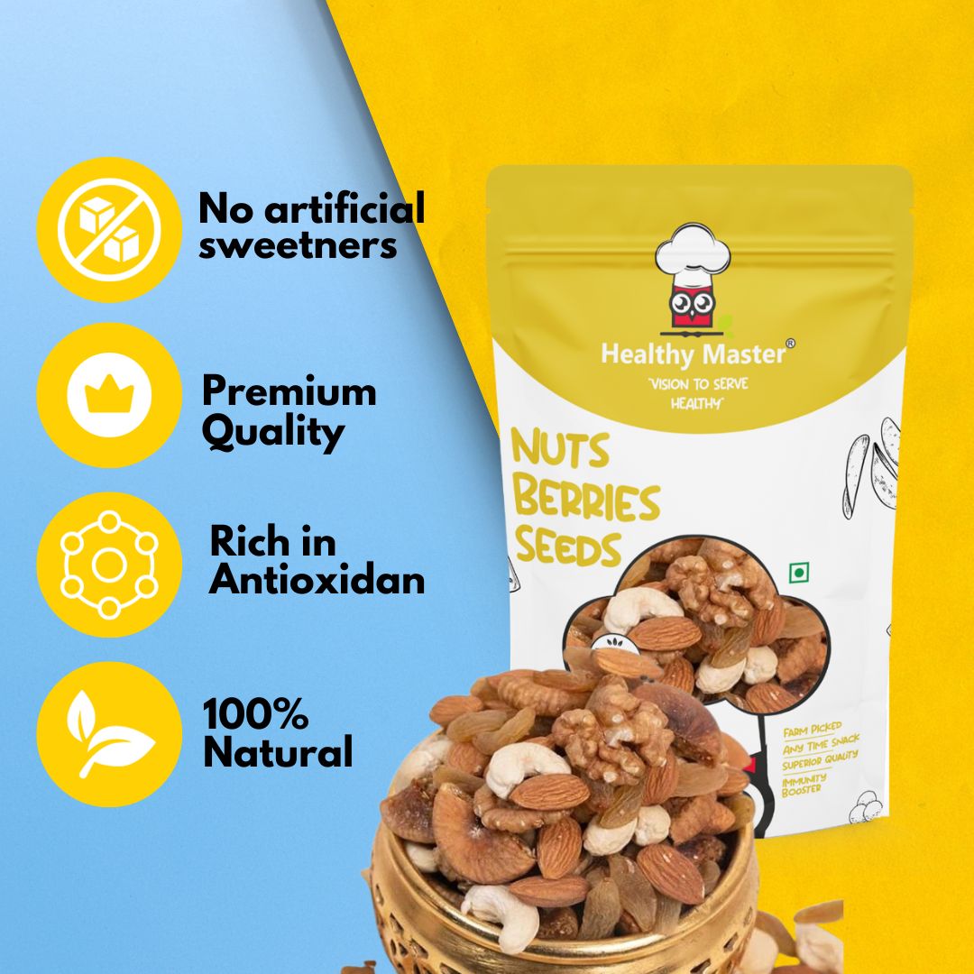 Mixed Dry Fruits - (Figs, Raisins, Almond, Cashew, Walnut)