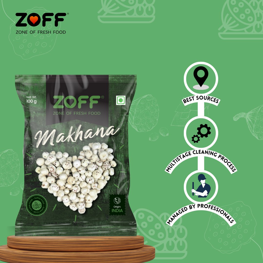 Zoff Makhana (Lotus Seeds) -100Gm