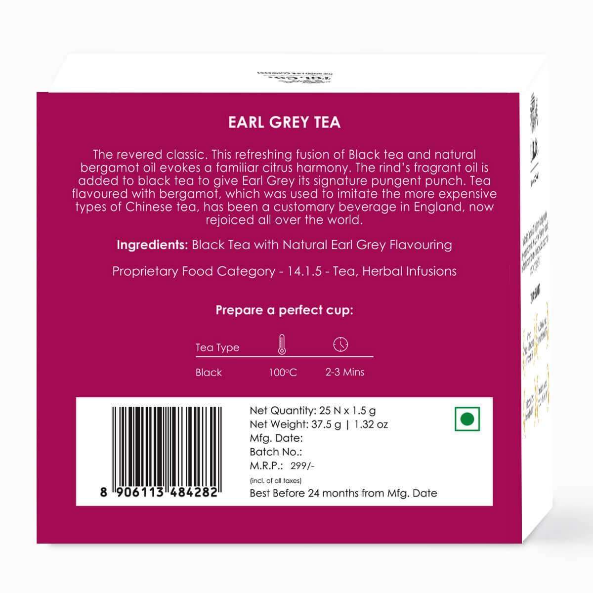 Earl Grey Black Dust Tea bags