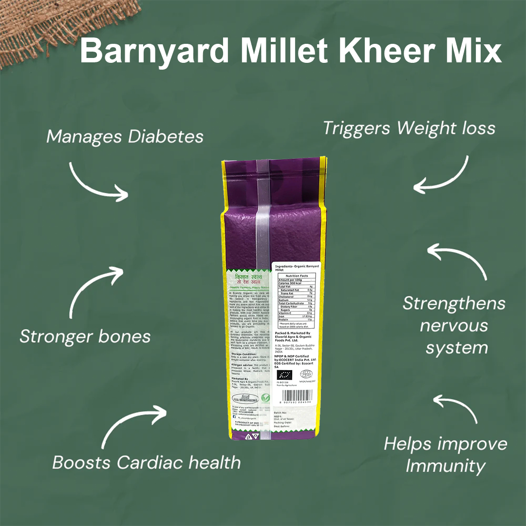 Elworld Agro & Organic Food Products Barnyard Millet Kheer Mix 300 g