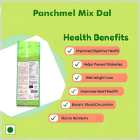 Elworld Agro & Organic Food Products Panchmel Mix Dal- 500g