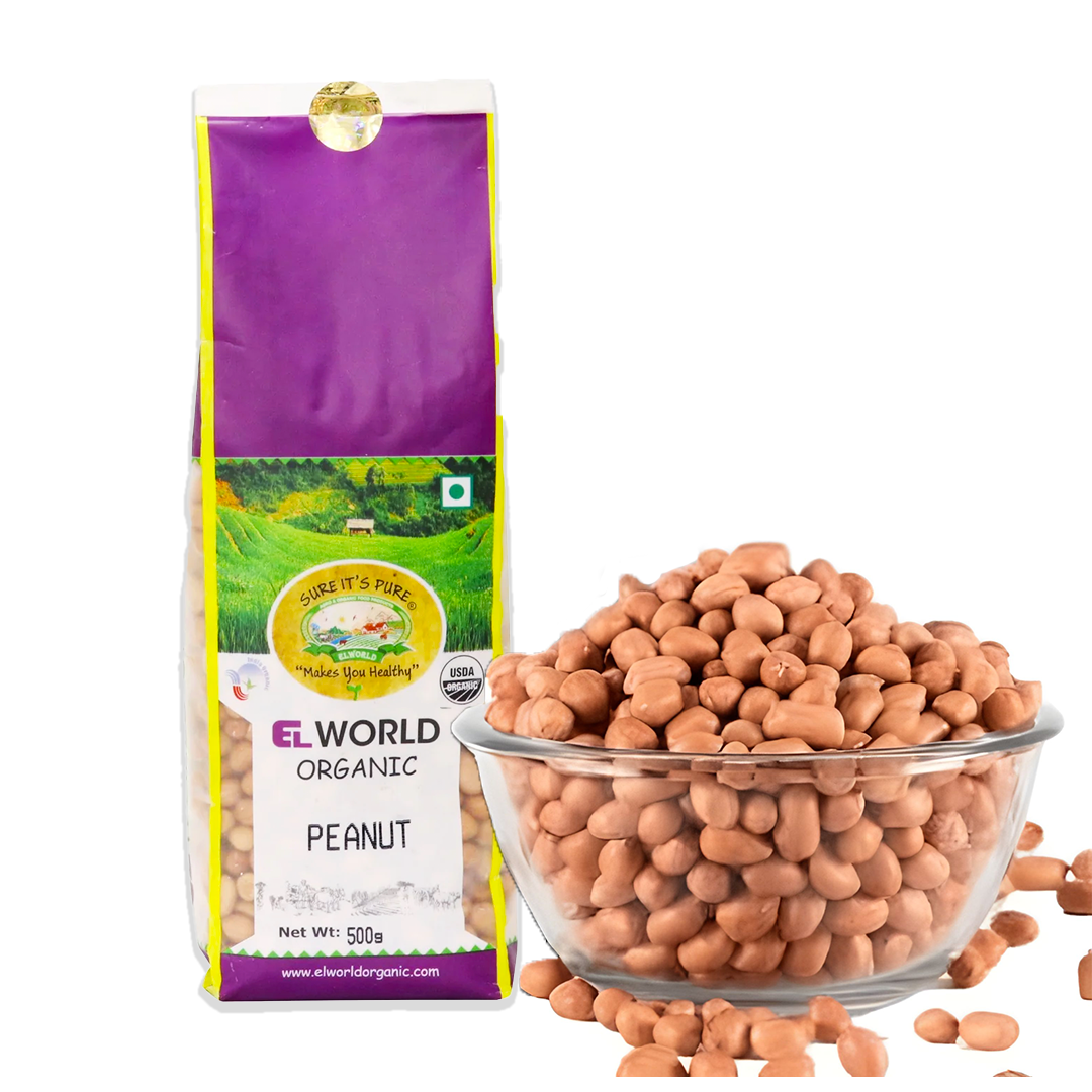 Elworld Agro & Organic Food Products Peanut 500 g