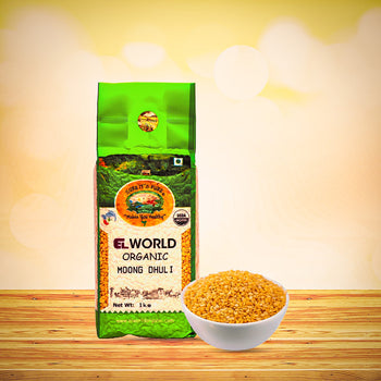 Elworld Agro & Organic Food Products Moong Split Washed