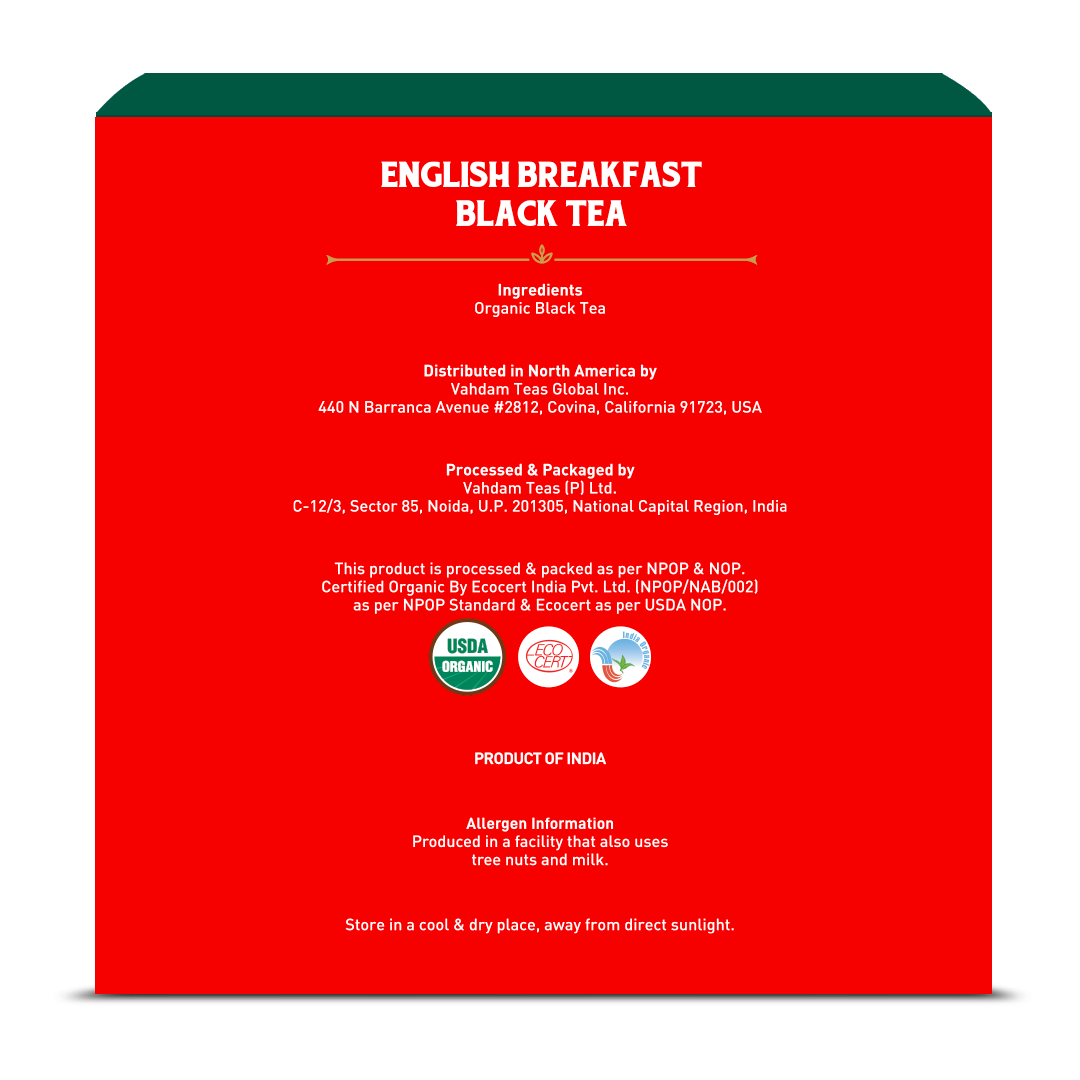 English Breakfast Black Tea, 15 Count