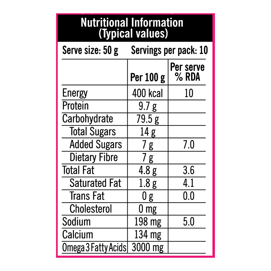 Fruit, Nut & Seeds Millet Muesli | 500g