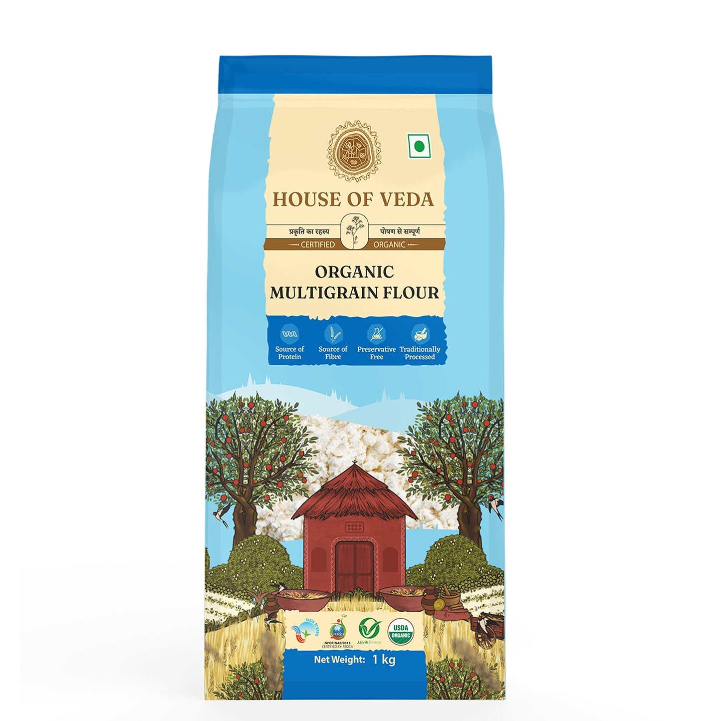 Organic Multigrain Flour 1 Kg