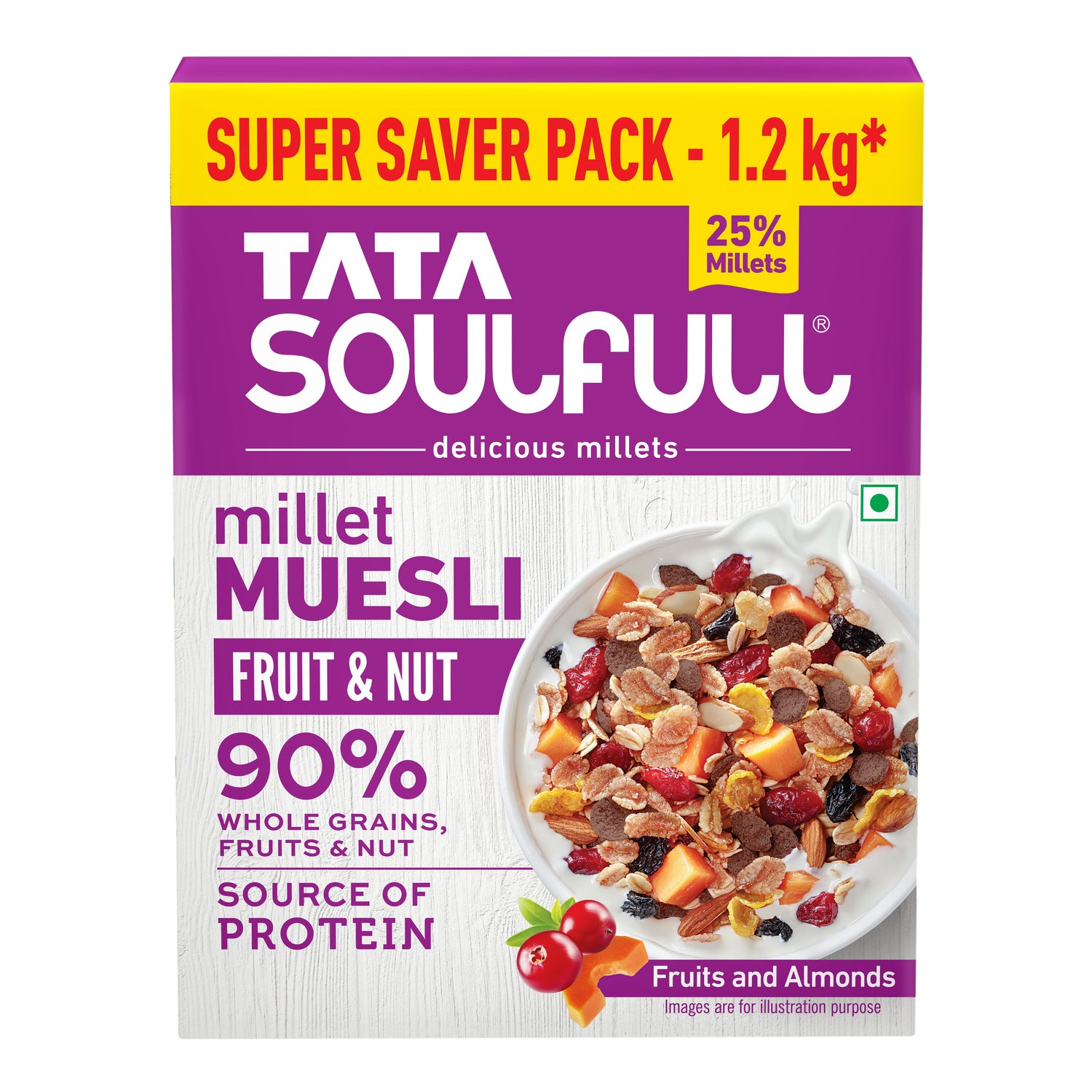 Millet Muesli - Fruit & Nut 400 gms (Buy 2 Get 1 Free) | 1200g