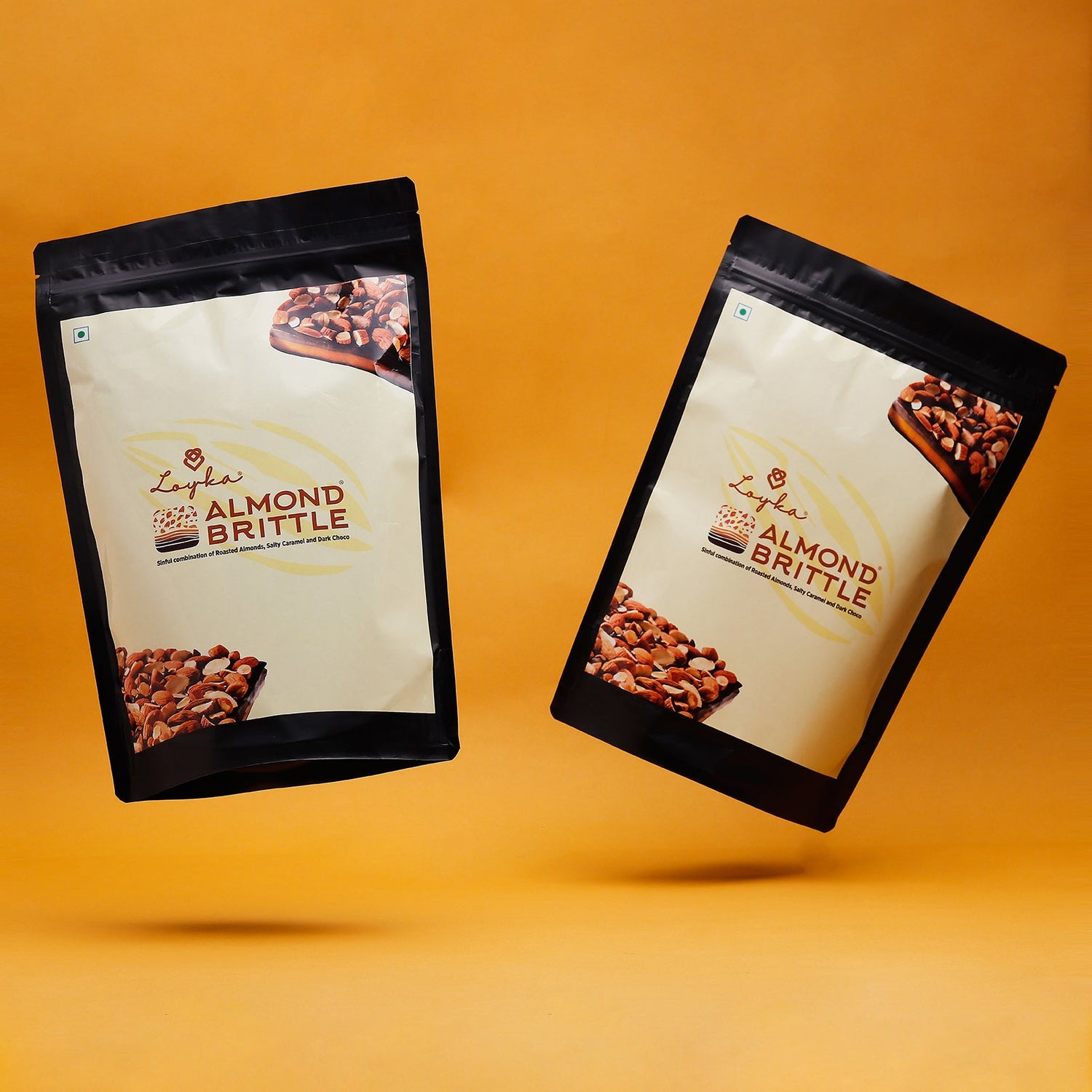 Almond Brittle Value for money Pack 1 kg (2 packs of 500 grams each)