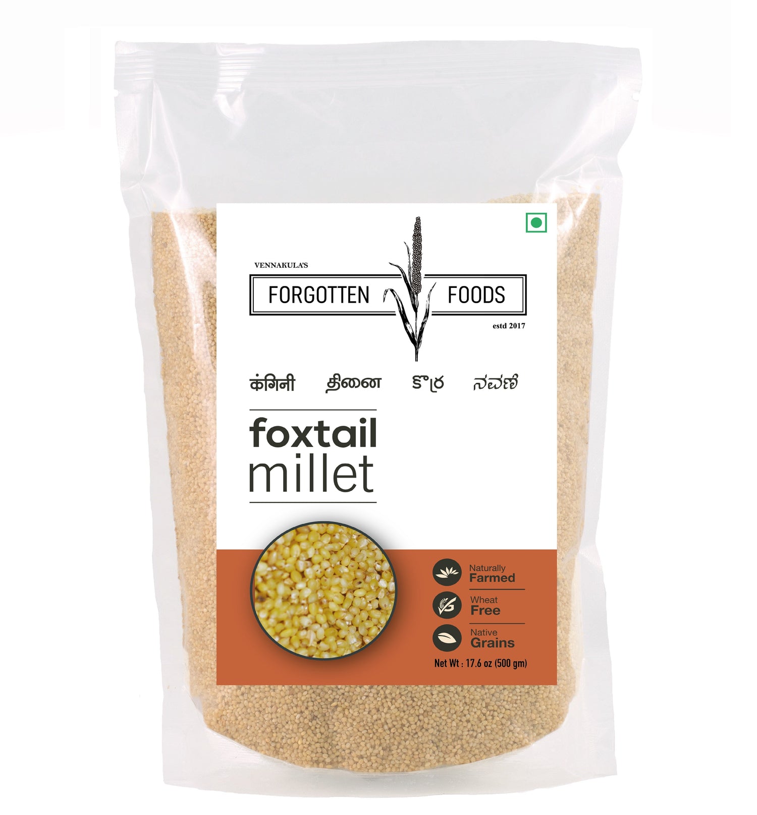 Forgotten Foxtail Millet Whole Grain - 900g